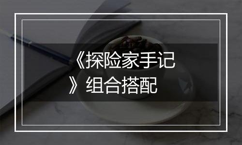 《探险家手记》组合搭配